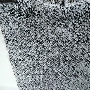 Vintage Textured Midi Skirt